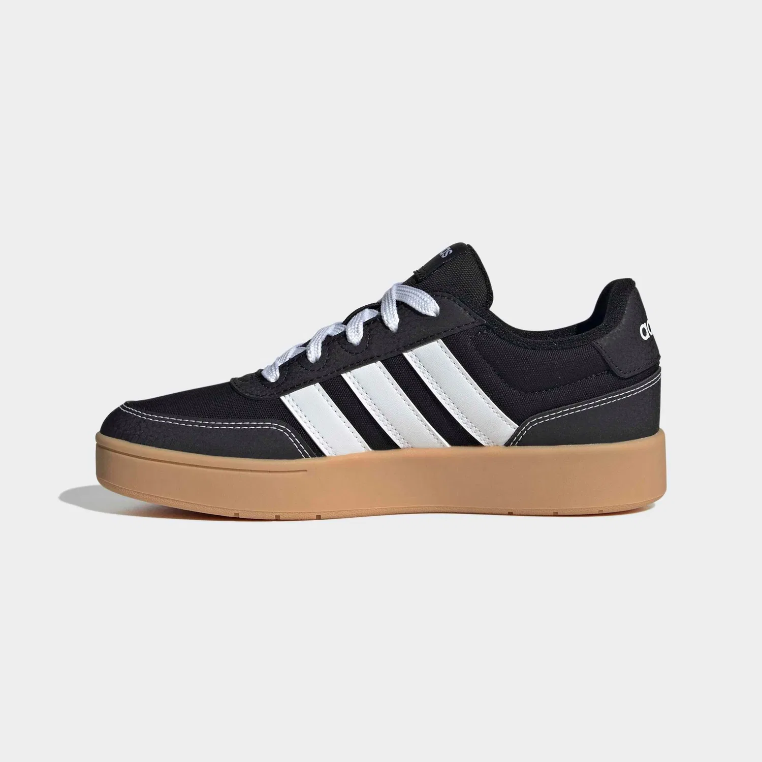 Детские кроссовки классические Breakbase Adidas Sportswear, Core Black/Ftwr White/Gum — фото 3