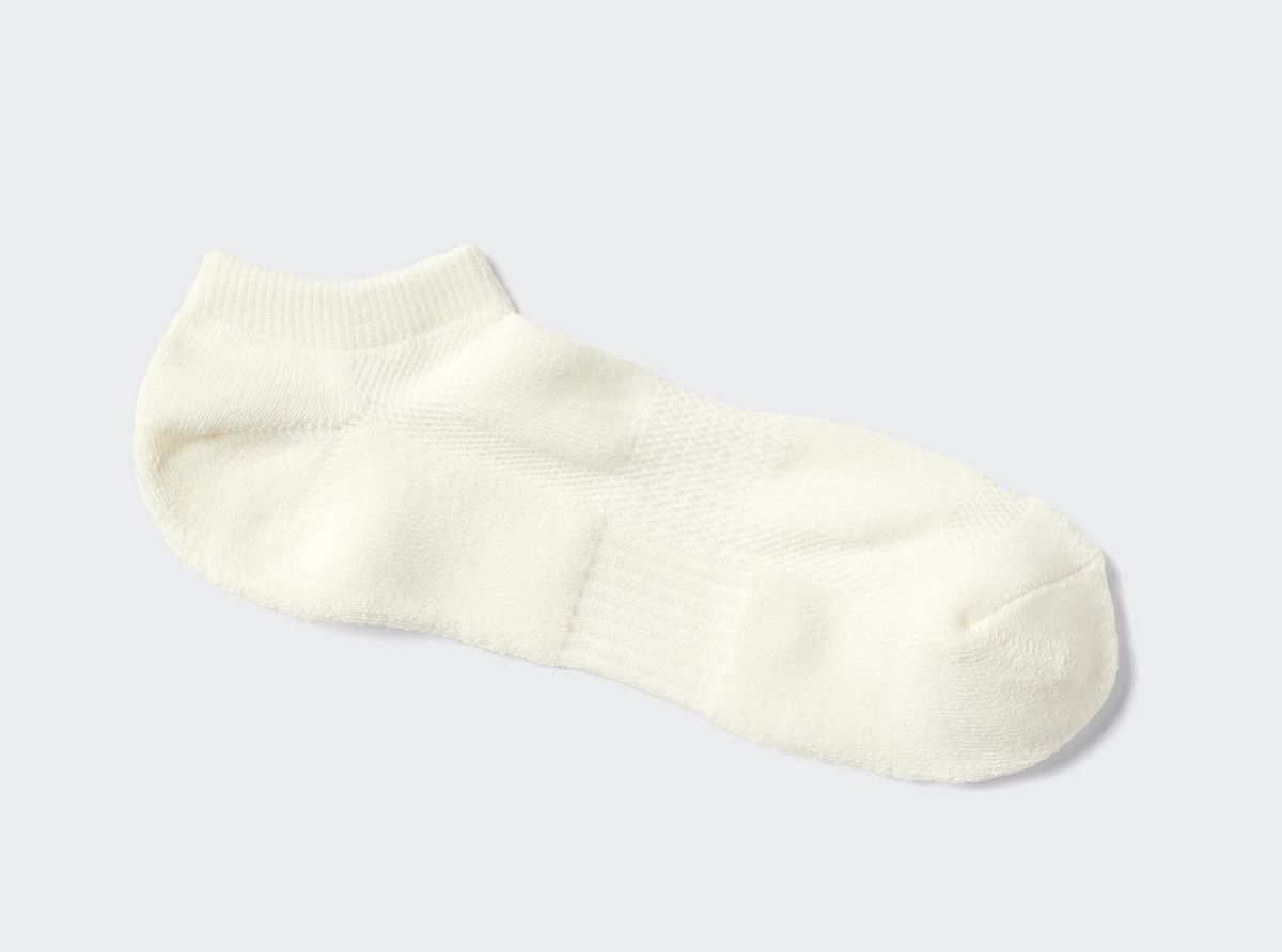 Носки Uniqlo Mesh Pile Short, 00 белый