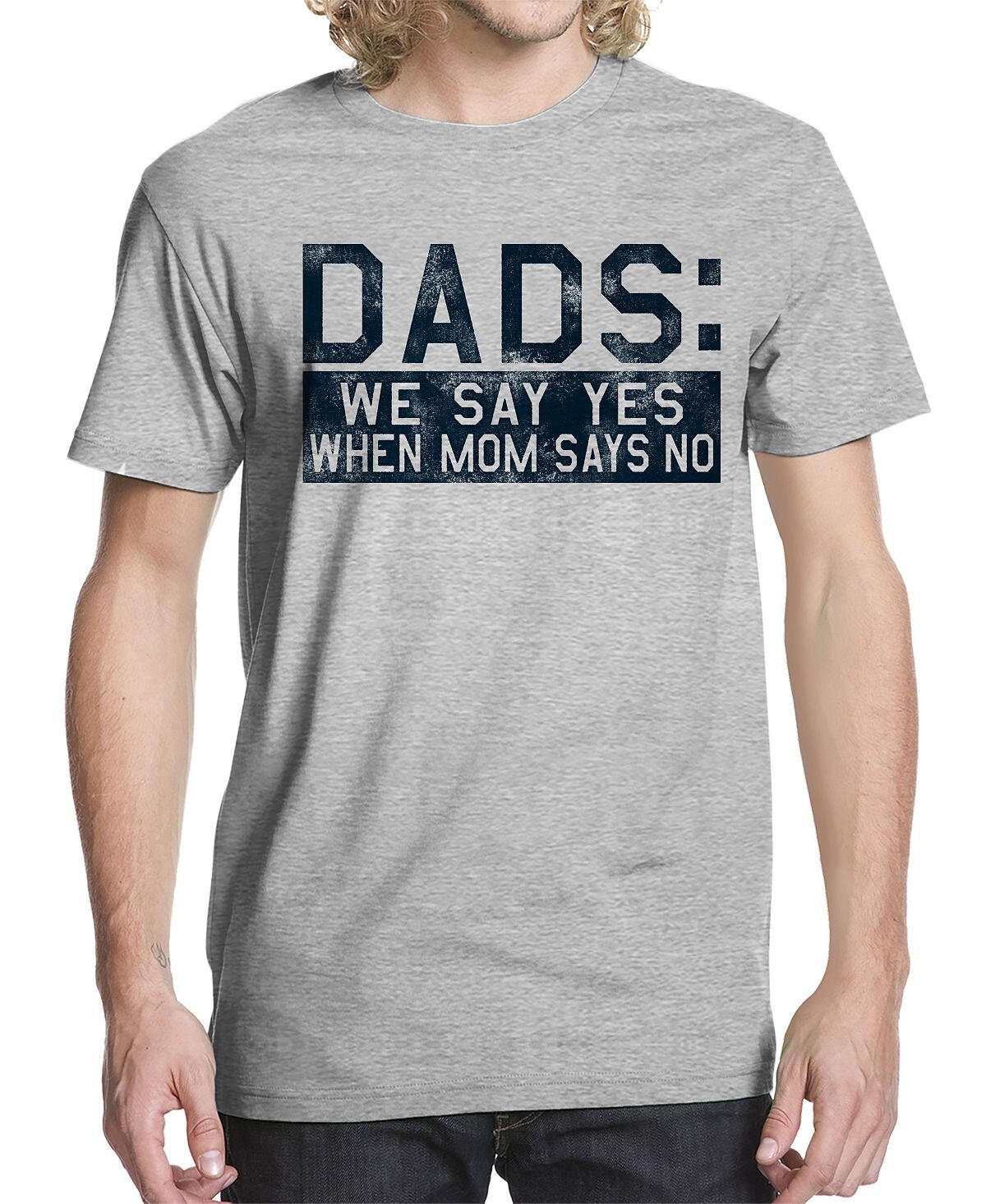 

Мужская футболка с рисунком dads say yes Buzz Shirts, мульти, Серый, Мужская футболка с рисунком dads say yes Buzz Shirts, мульти