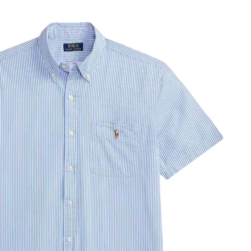 Рубашка с воротником, модель Moderate, Polo Ralph Lauren, Blue — фото 3