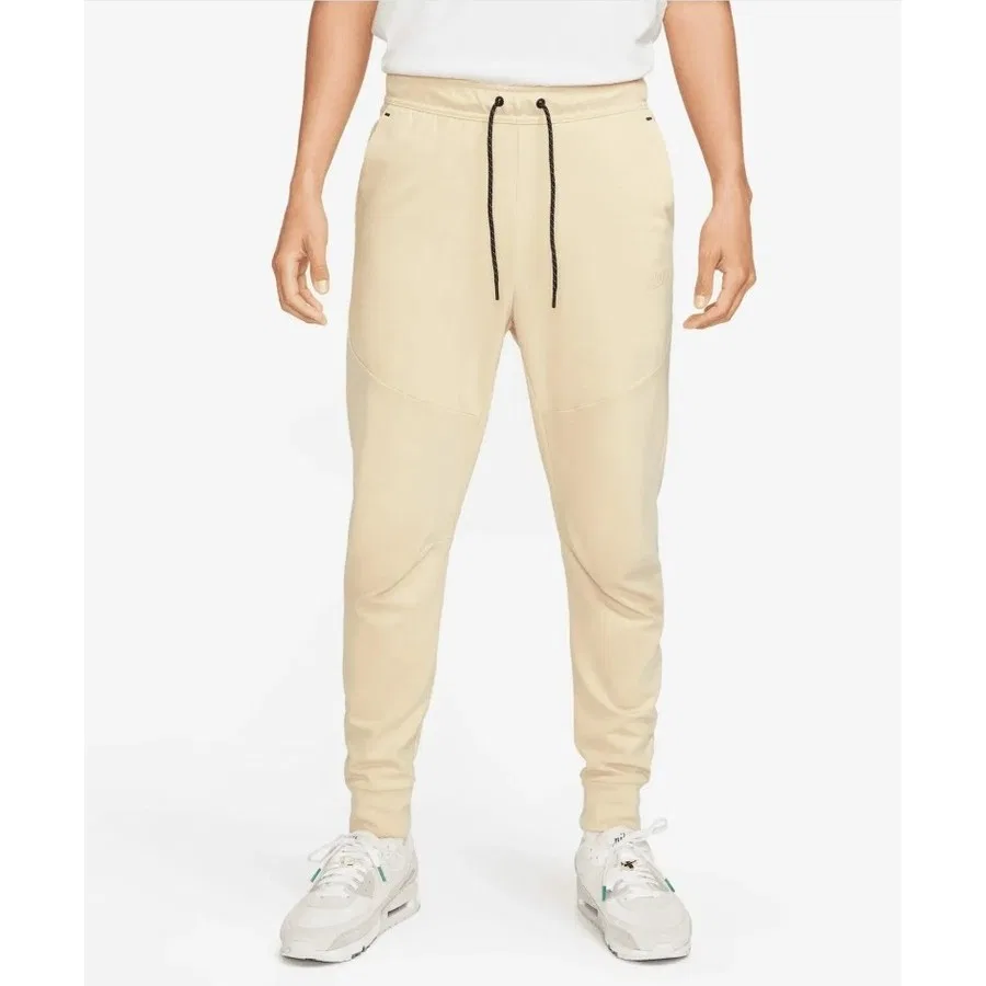 Спортивные штаны с эластичным поясом Nike Sportswear Tech Fleece Lightweight Jogger, Желтый — фото 3