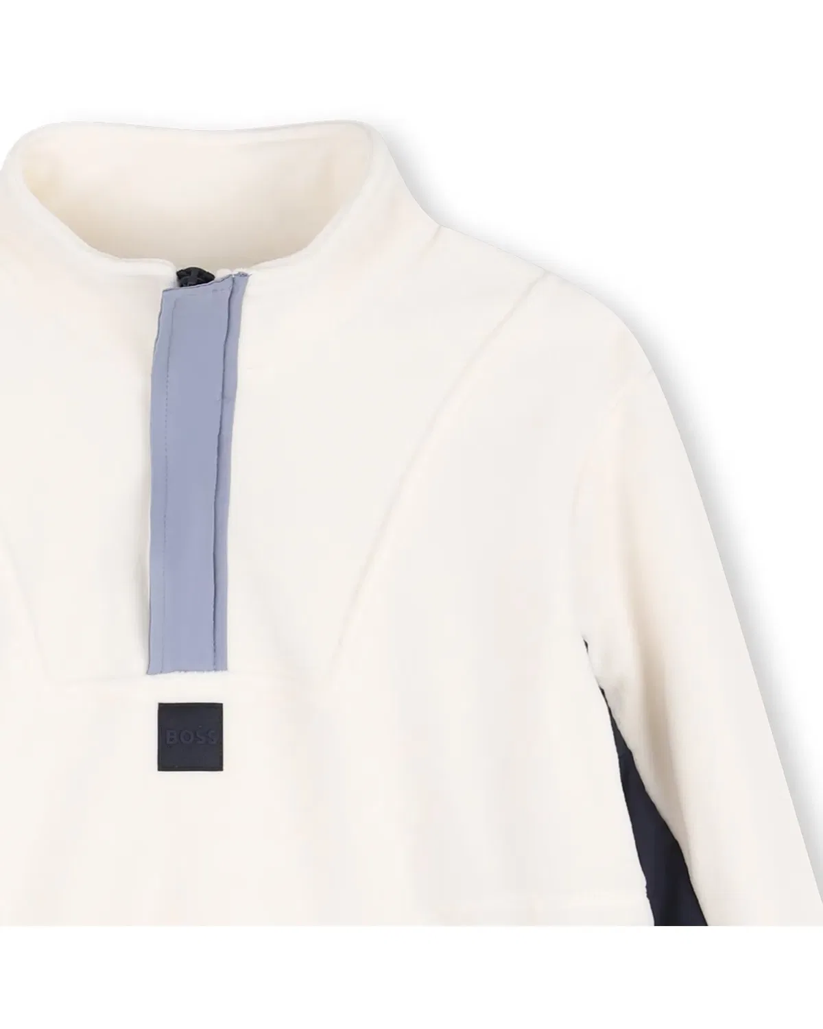 Детская худи для мальчиков из флиса BOSS Kidswear, Crudo — фото 2
