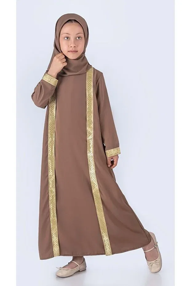 Детское платье для девочек с длинным рукавом Ramadan Mnk Baby&Kids, Brown