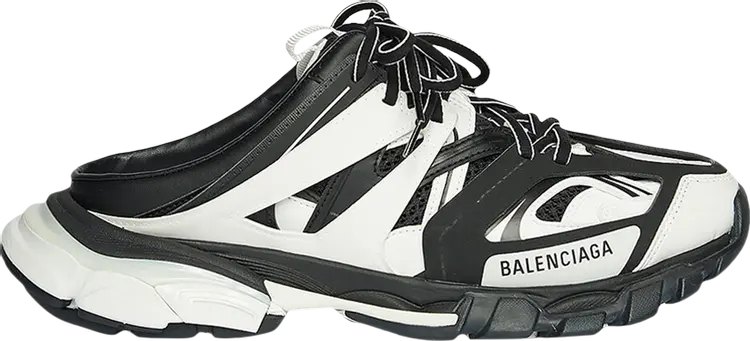 

Кроссовки Balenciaga Track Mule White Black, белый