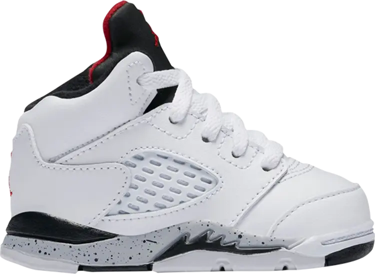 

Кроссовки Air Jordan 5 Retro TD White Cement, белый
