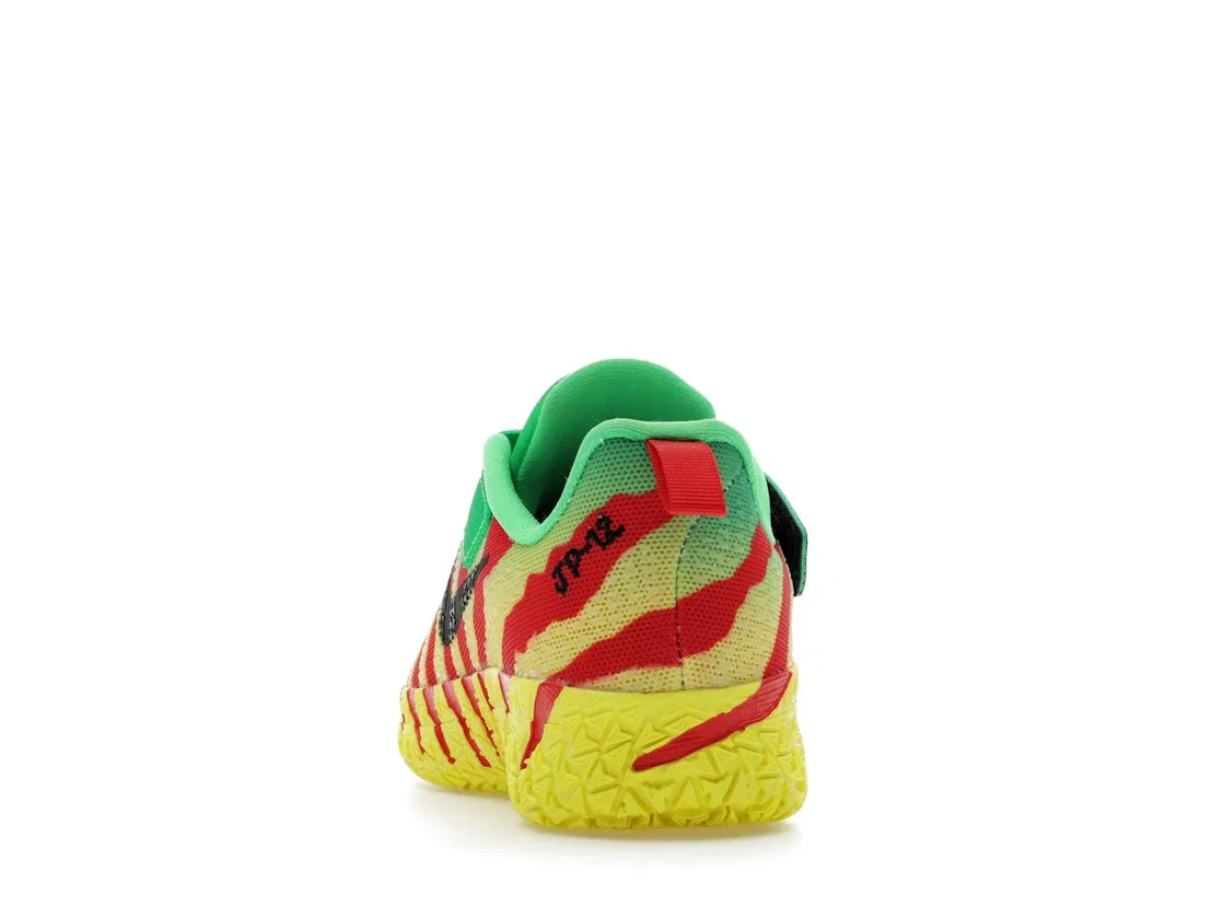 Детские кроссовки для активного отдыха Nike Ja 3, Green Spark/Black/University Red/Dynamic Yellow — фото 4