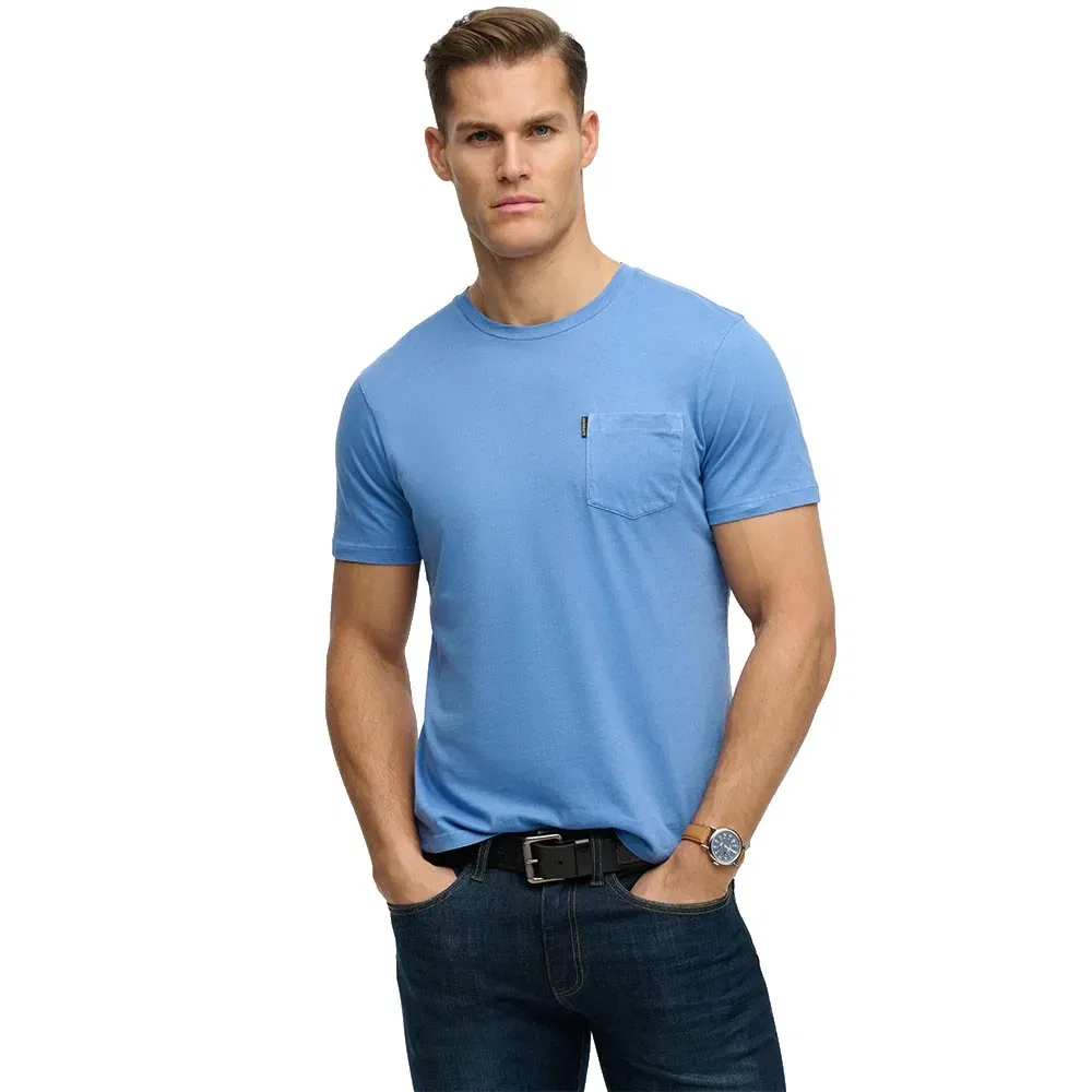 Футболка с коротким рукавом и карманом Classic Essential Superdry, синий