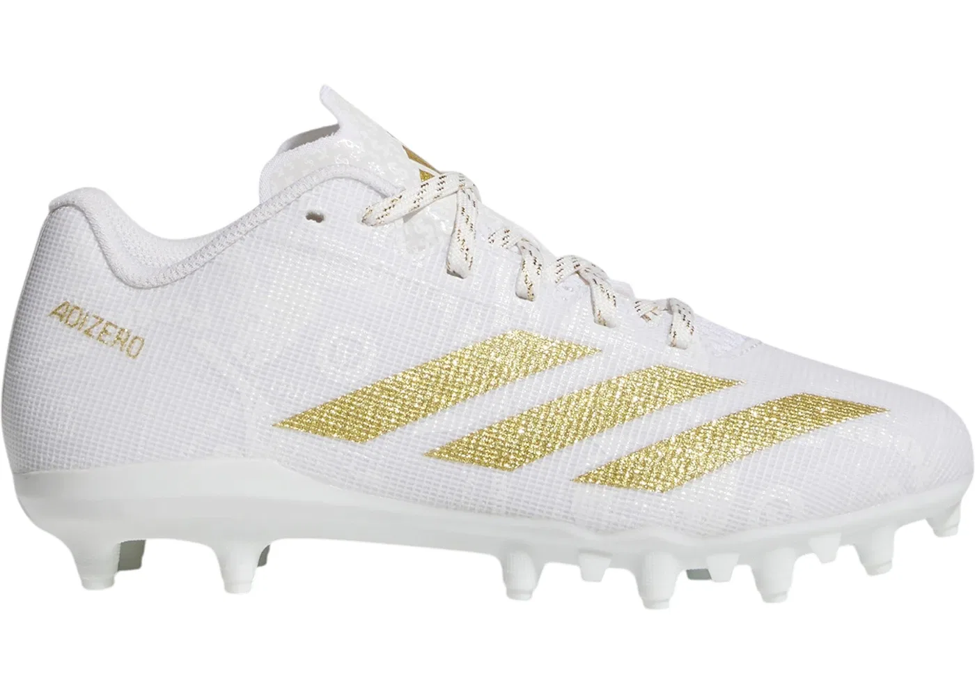 Детские бутсы Adizero Electric.II SMU Adidas, Cloud White/Gold Metallic/Cloud White