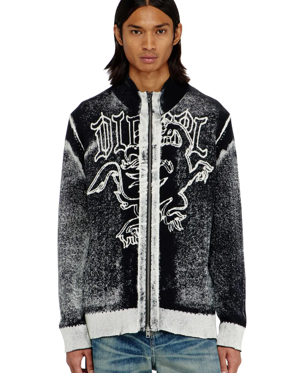 Мужской кардиган с принтом Grifo Diesel, Multicolor