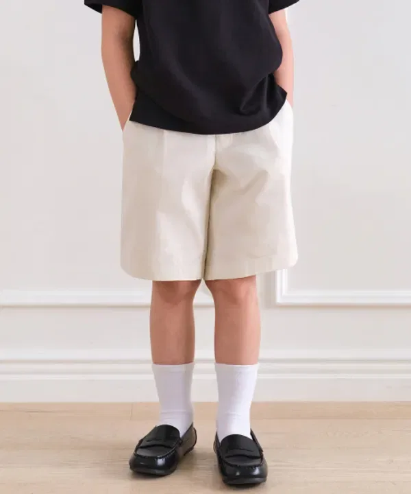 Шорты чинос широкие, Musinsa Standard Kids, кремовый