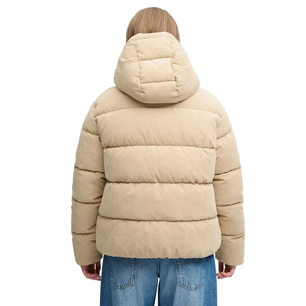 Женская куртка-пуховик из вельвета Superdry, Beige — фото 2