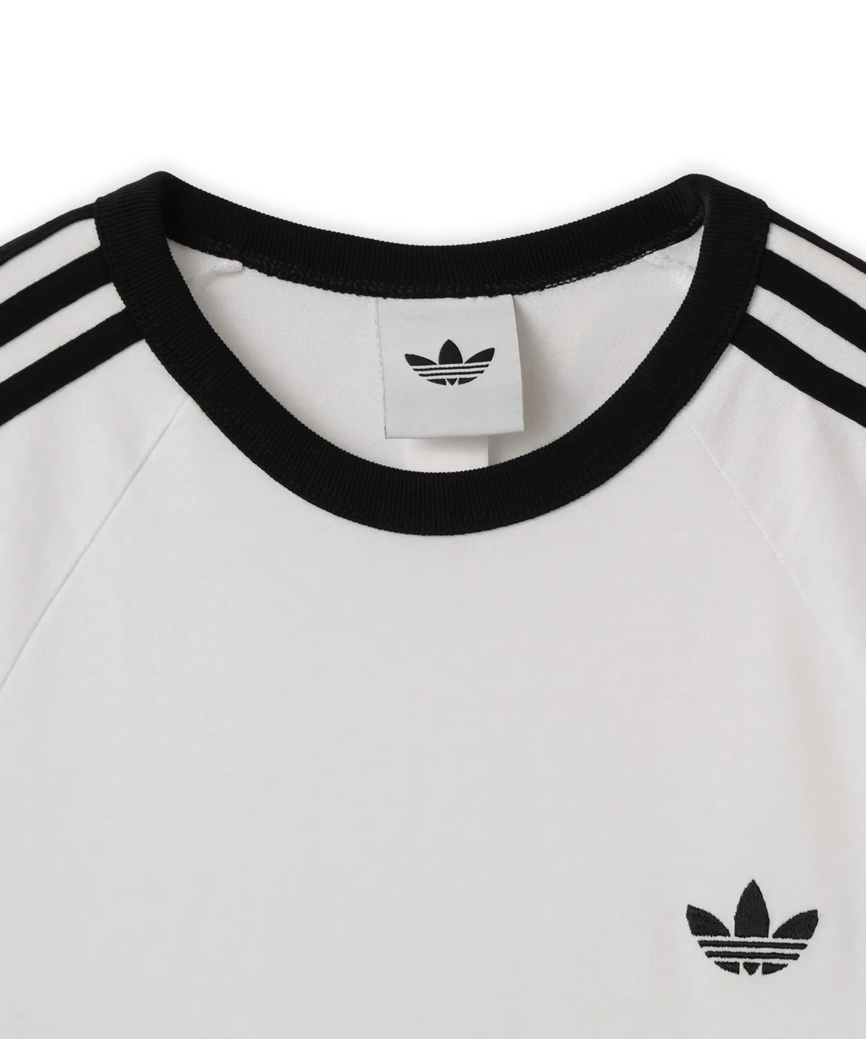 Мужская футболка с длинным рукавом 3-STRIPES LONGSLEEVE TEE Adidas, White — фото 3