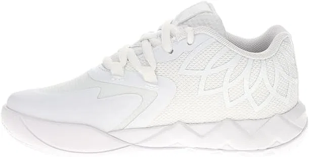 Детские кроссовки для мальчиков с принтом Mb.01 Lo Slip On PUMA, White — фото 3