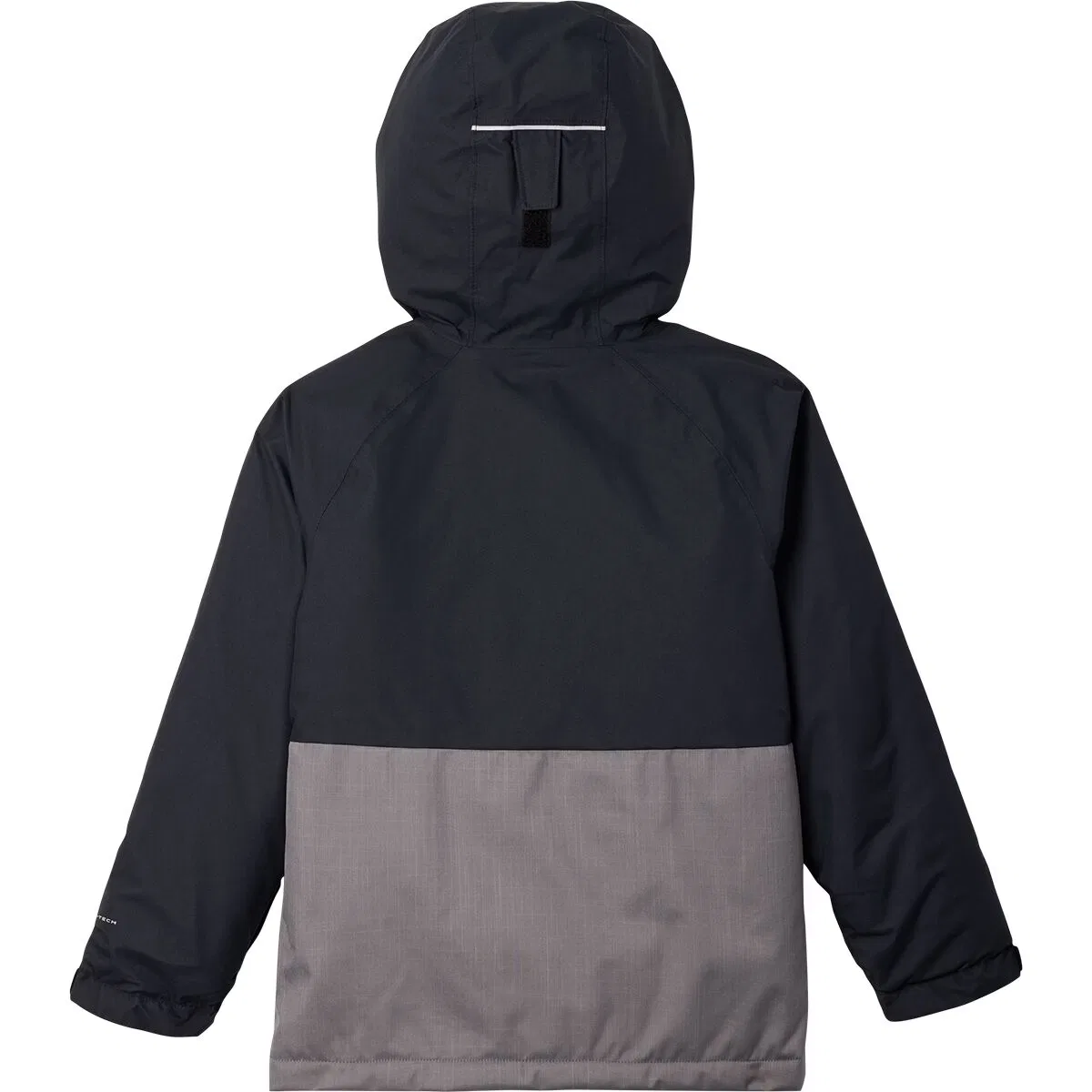 Детская куртка для девочек с принтом Alpine Action III Columbia, City Grey Melange/Black — фото 2