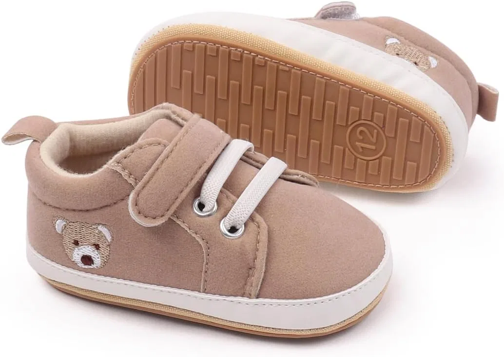 Детские кроссовки для мальчиков с нескользящей подошвой Purepips, Khaki — фото 2