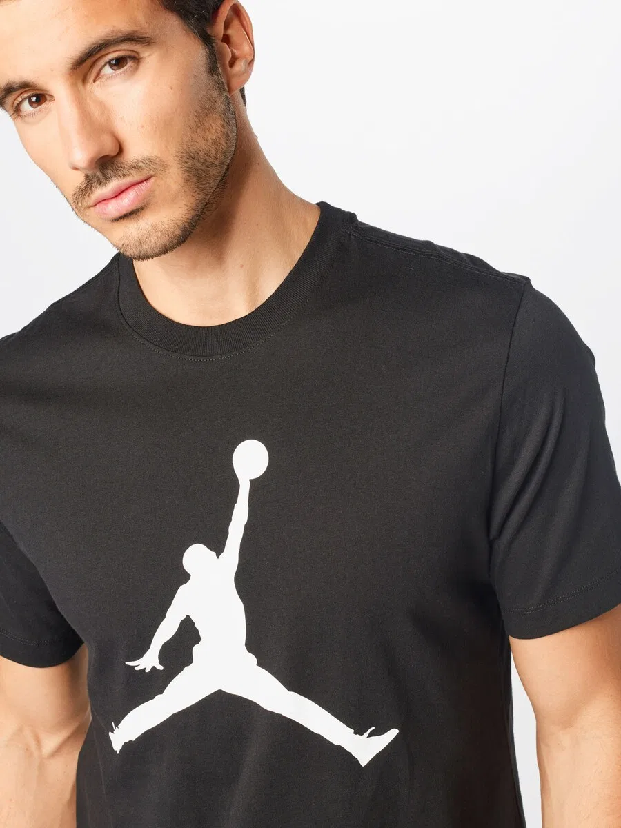 Футболка Jordan Performance черного цвета — фото 3