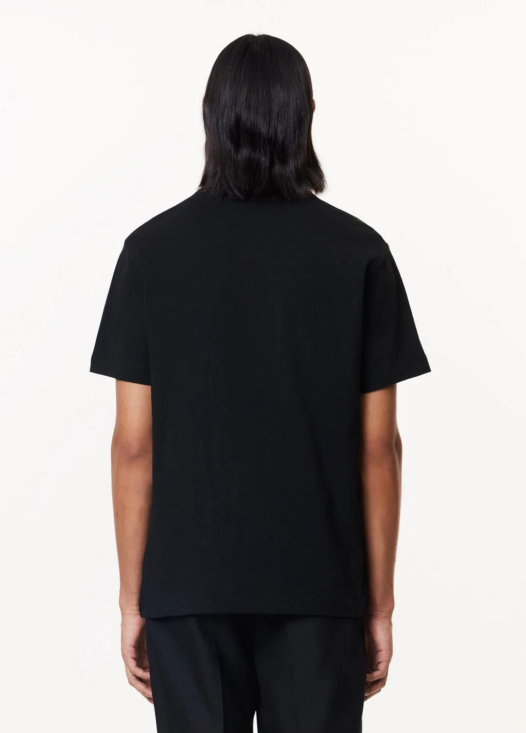 Футболка с круглым вырезом Classic Fit Lacoste, black — фото 3