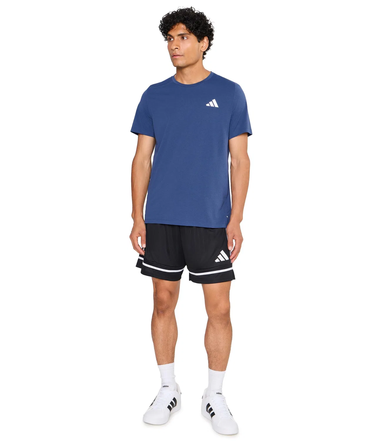 Шорты Squadra 25 Adidas, Black/Black/White — фото 2