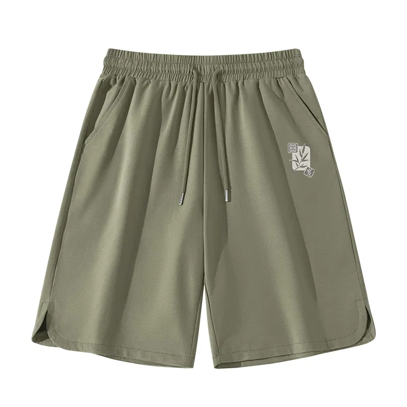 Детские шорты спортивные легкие Tonlion, Цвет 220G Knitted Shorts Palm Green