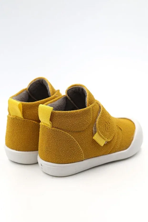 Детские зимние ботинки для девочек ортопедические Macco Shoes, Yellow — фото 3