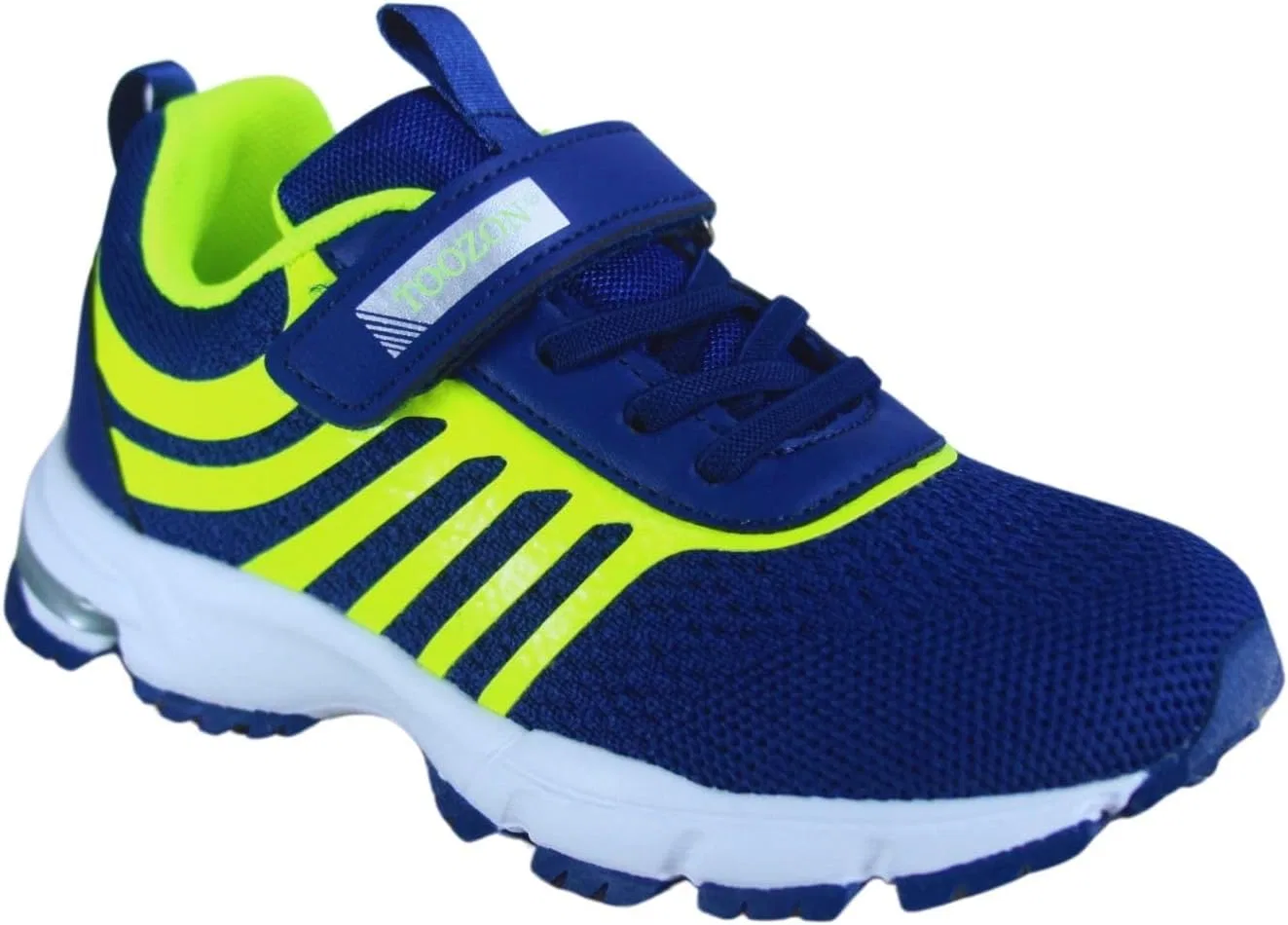 Детские кроссовки для бега с легкими ремешками toozon, Navy Yellow