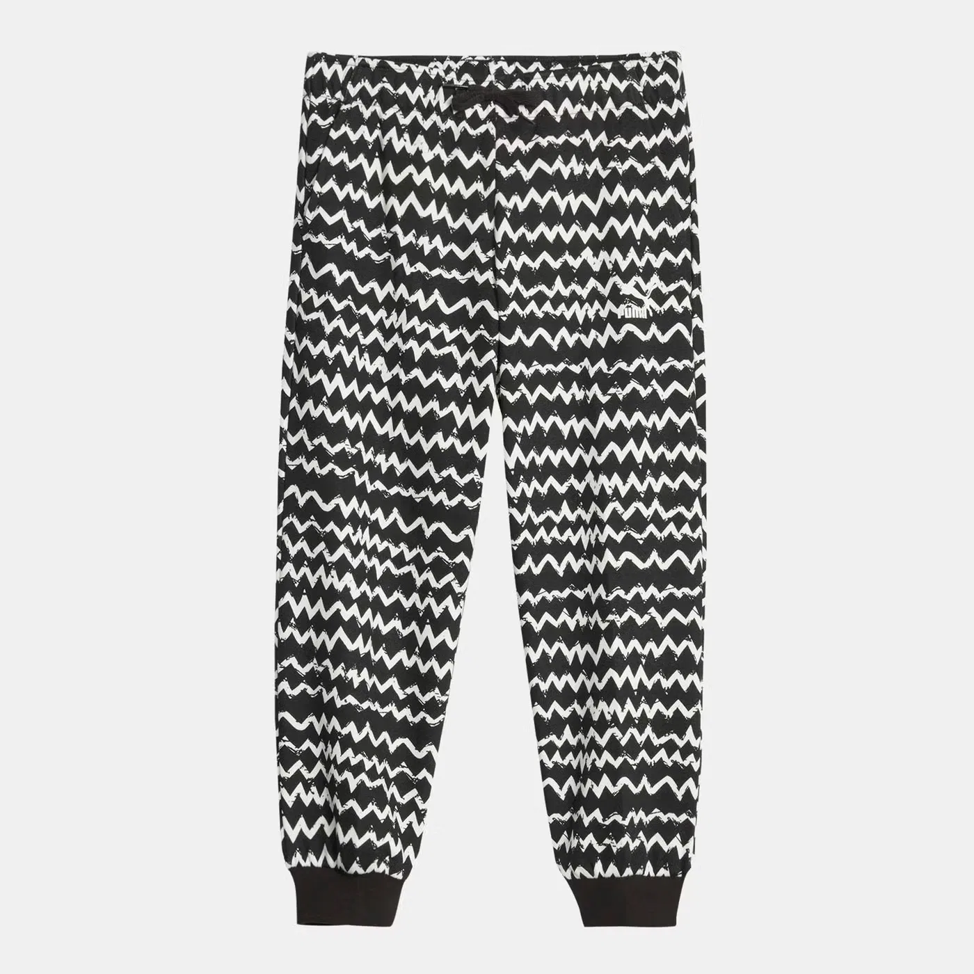 Штаны с принтом Puma Classics Mix Match, черно-белый