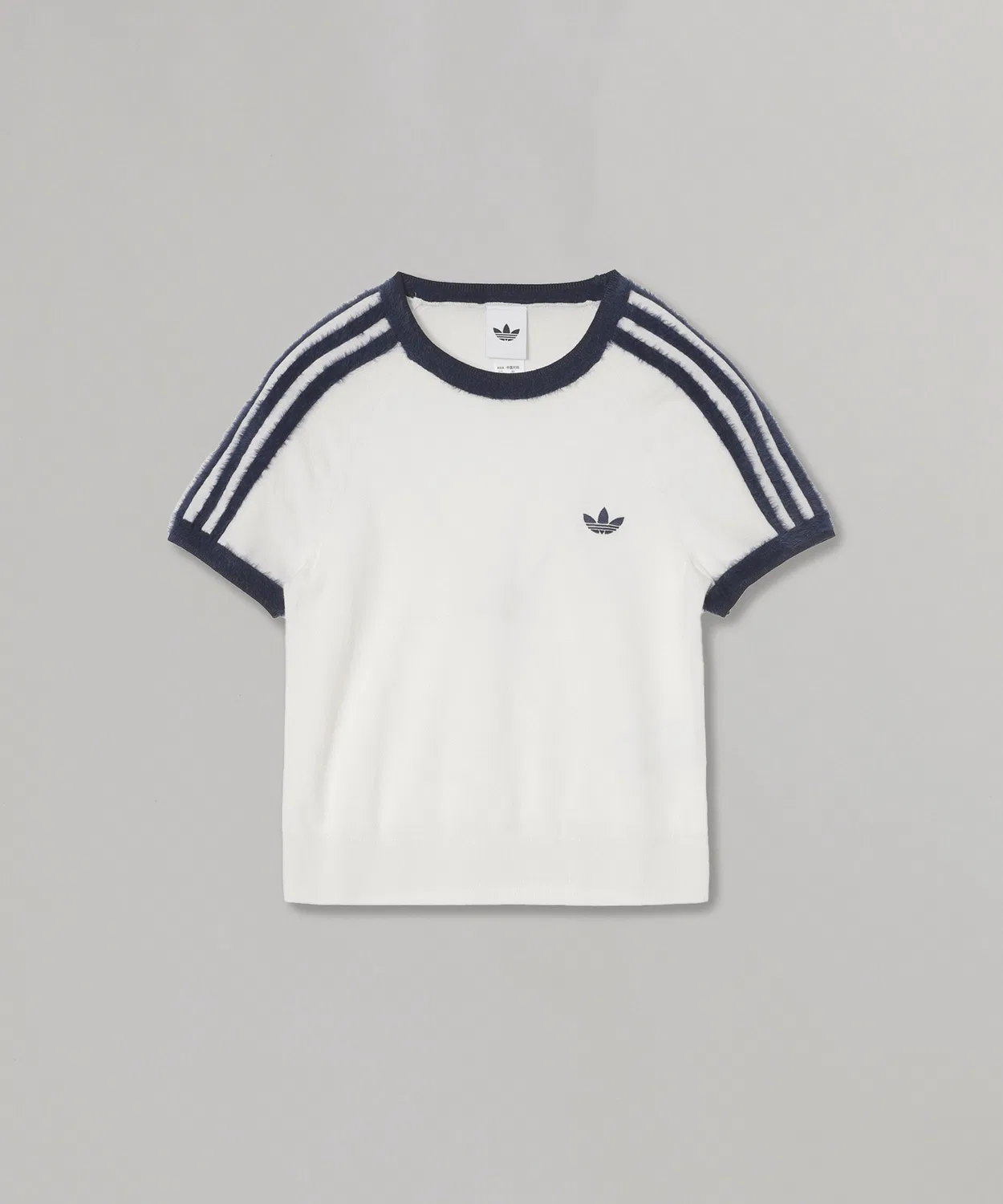 Мужская футболка с коротким рукавом slim fit Adidas KNITTED TEE KS9952, White