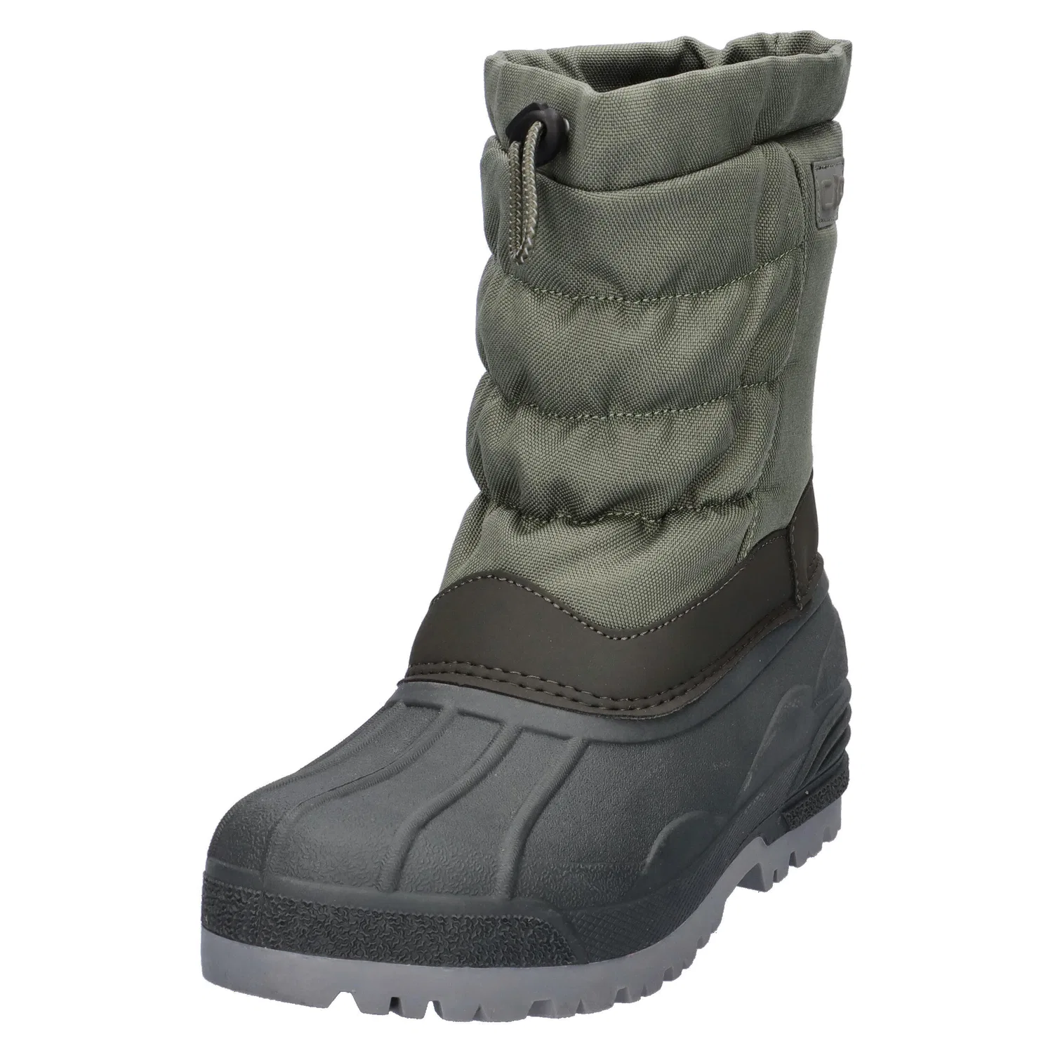 Детские зимние ботинки с высоким голенищем Cmp Kids Hanki 3.0 Snow Boots, Olivgrun Grau Schwarz — фото 4