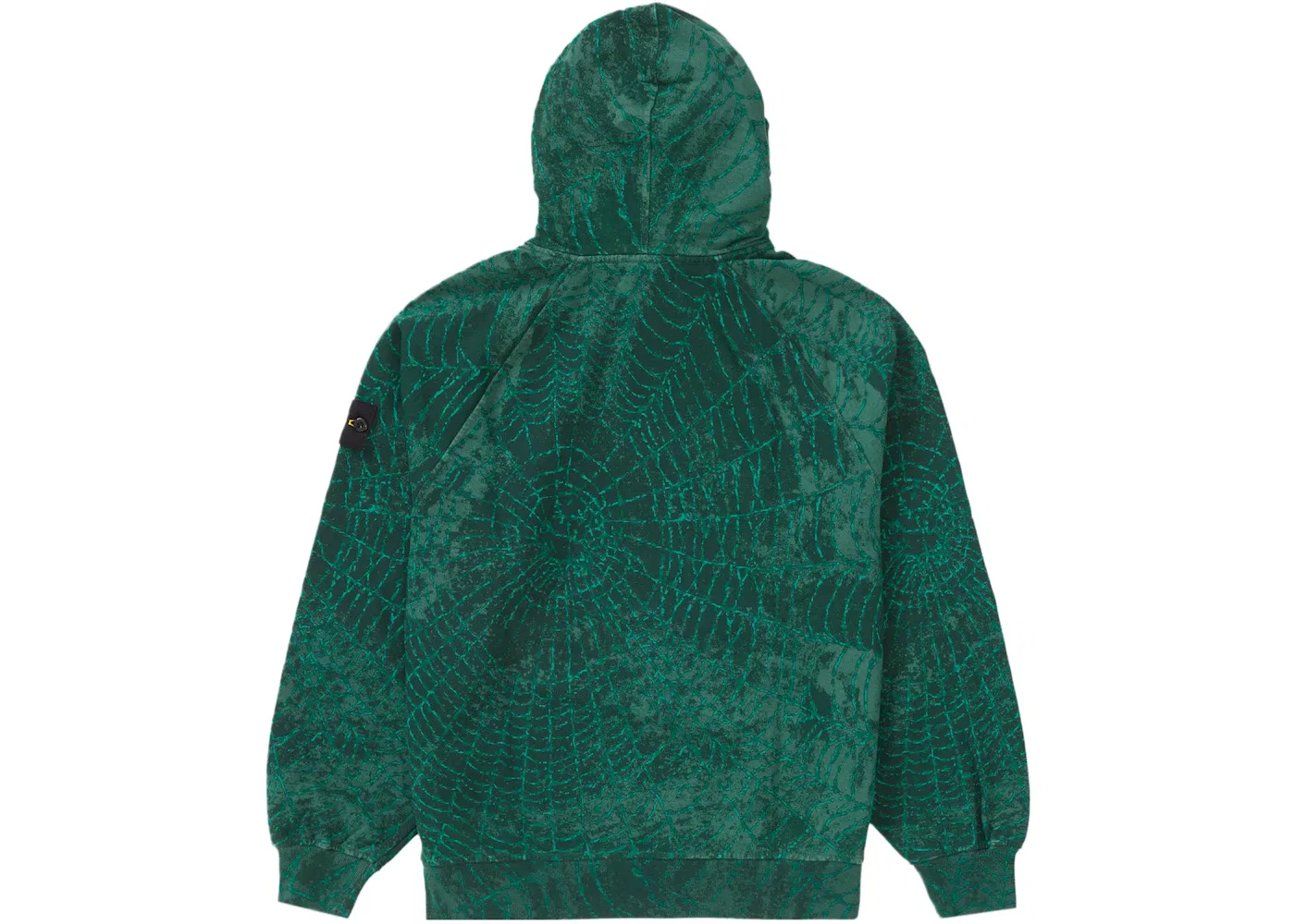 Мужская худи с принтом Supreme Stone Island Sweatshirt (FW23), Dark Green — фото 2
