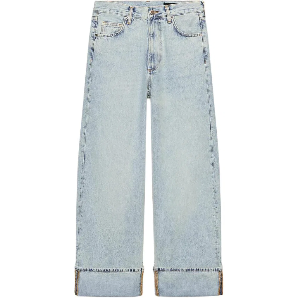 Женские джинсы прямого кроя ZW Jeans Light Blue, ZARA, Light Blue