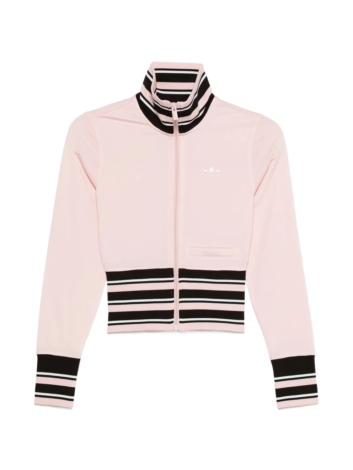 Свитер с молнией Adidas, розовый