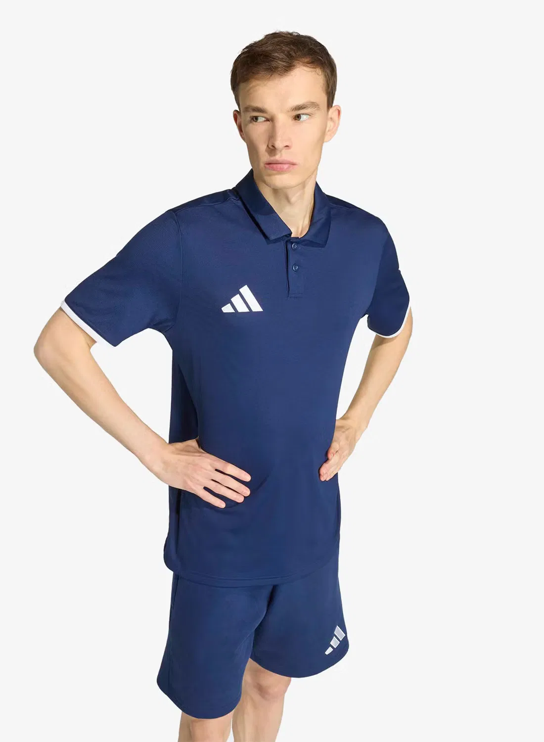 Поло с технологией Climacool Entrada 26 Adidas, белый — фото 3