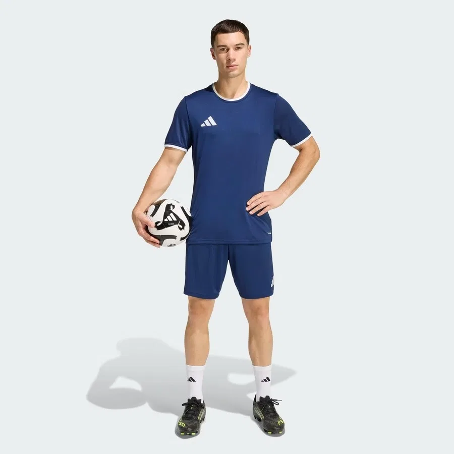Спортивные шорты с длиной до колена adidas, Темно-синий — фото 3