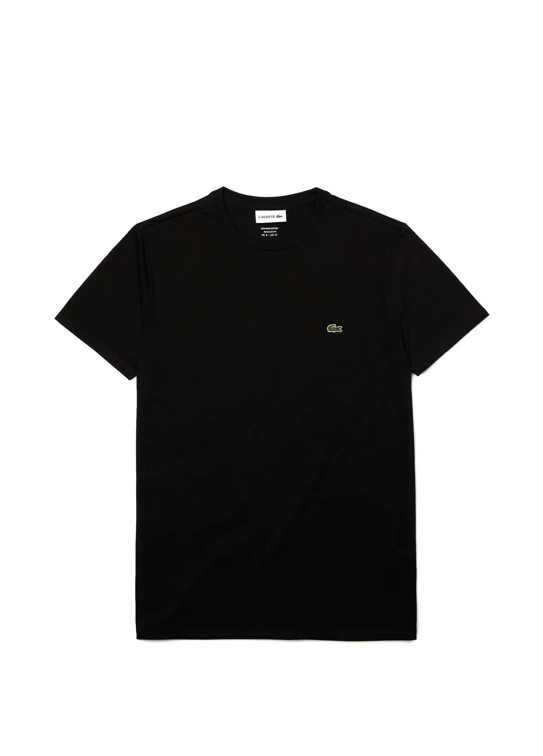 Футболка Lacoste, хлопок, черный