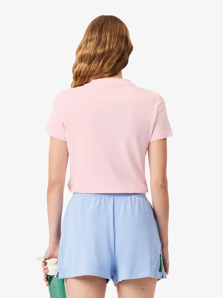 Футболка LACOSTE базовая, Pink — фото 3