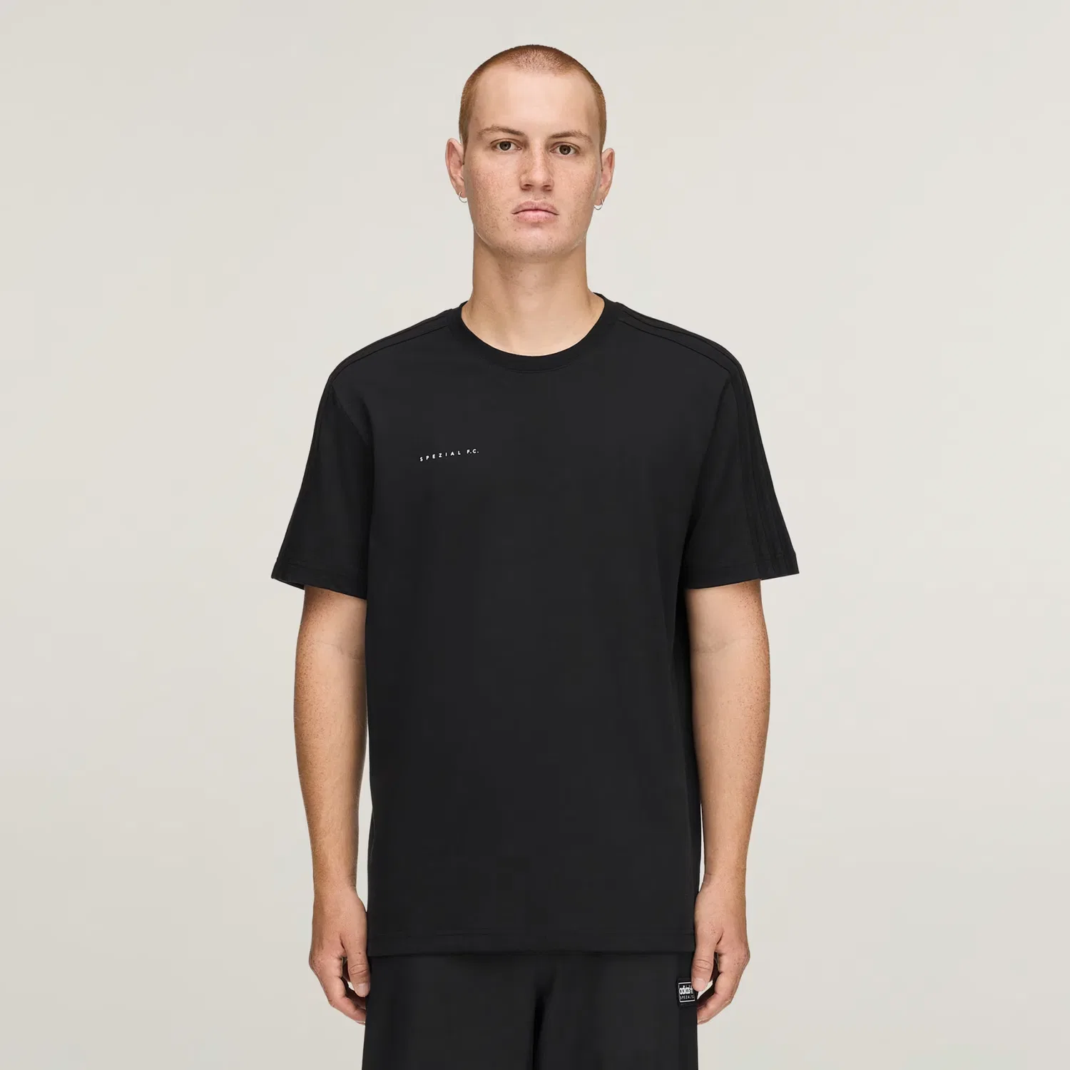 Мужская футболка с коротким рукавом SPZL F.C. TEE Adidas Originals, черный