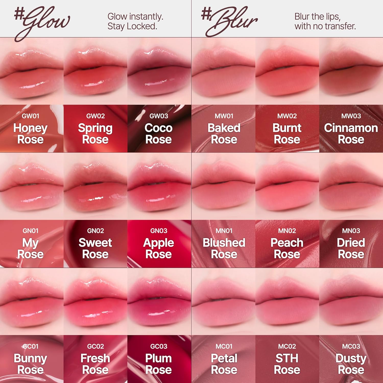 Тинт для губ Fwee Rose Obsession Stay Fit, GW01 Honey Rose, 3.5 мл — фото 2