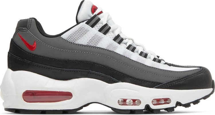 Кроссовки Nike Air Max 95 Recraft GS 'Iron Grey University Red', серый — фото 2