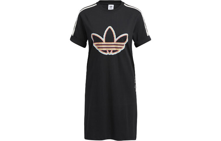 

Adidas Originals Женские шорты-платье с рукавами, цвет Black