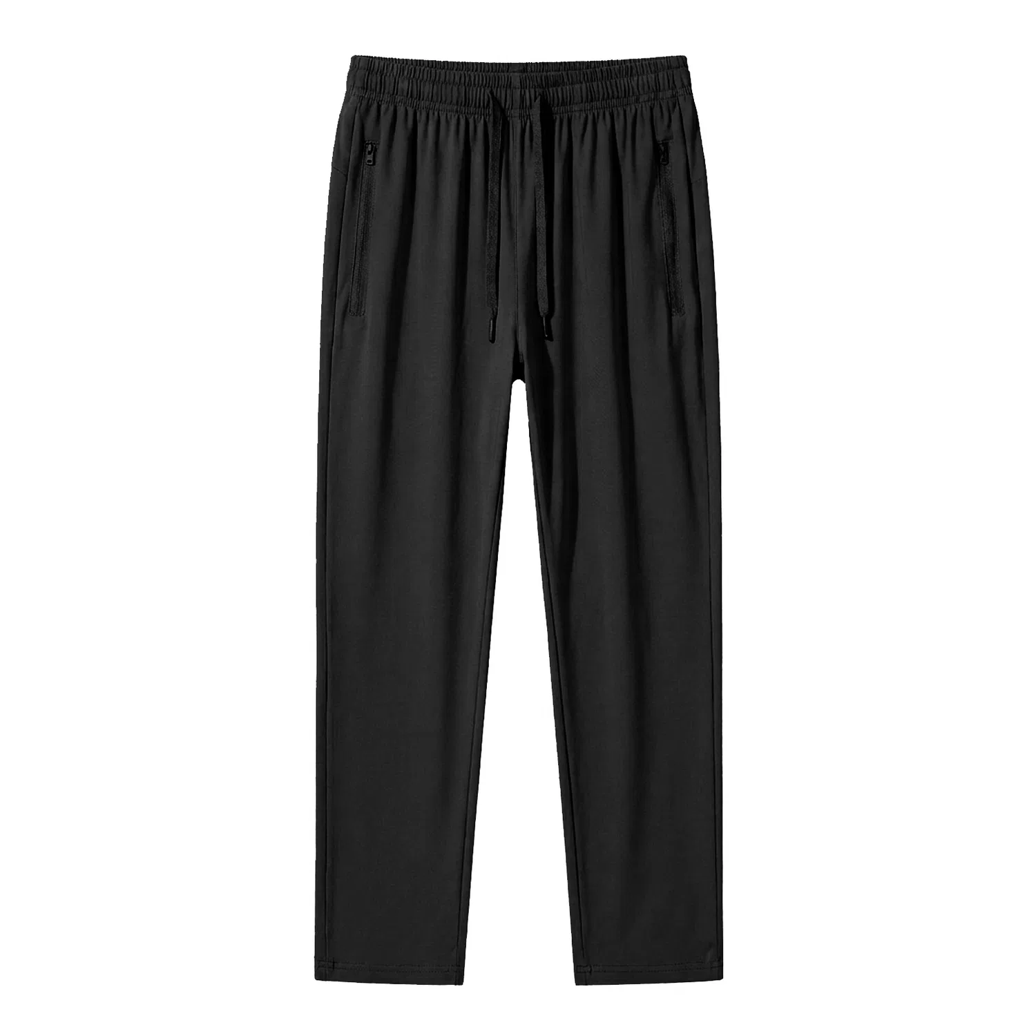 Детские прямые брюки из льняного шелка с завязкой Red bean, Black