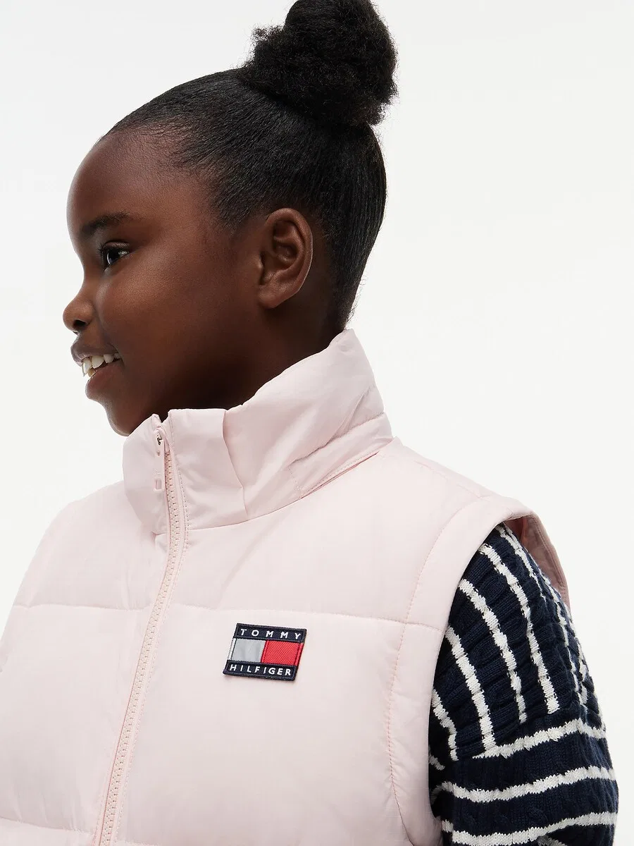 Зимняя куртка TOMMY HILFIGER 'Heritage' в нежно-розовом цвете — фото 3