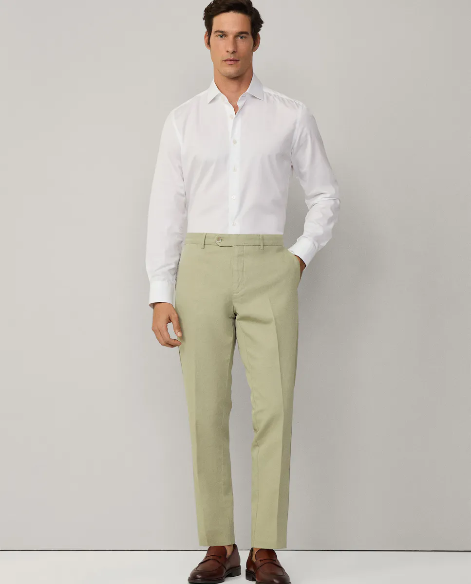 

Мужские брюки чинос облегченные slim fit Hackett, светло-зеленый