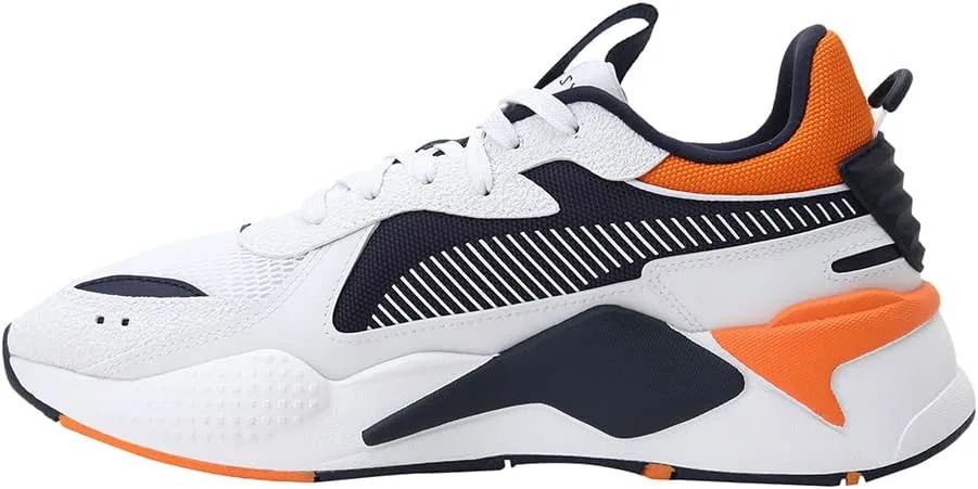 Мужские низкие кроссовки PUMA Rs-x Geek, сине-бордово-желтого цвета — фото 3