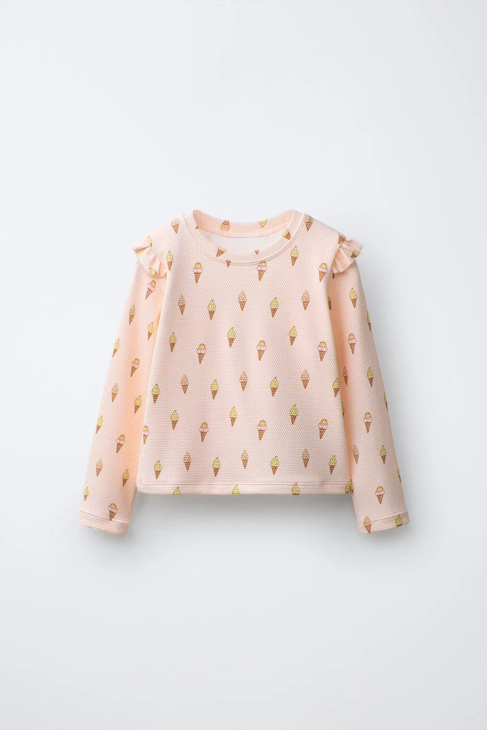 1-6 лет / Защитная футболка с принтом мороженого ZARA, Pink