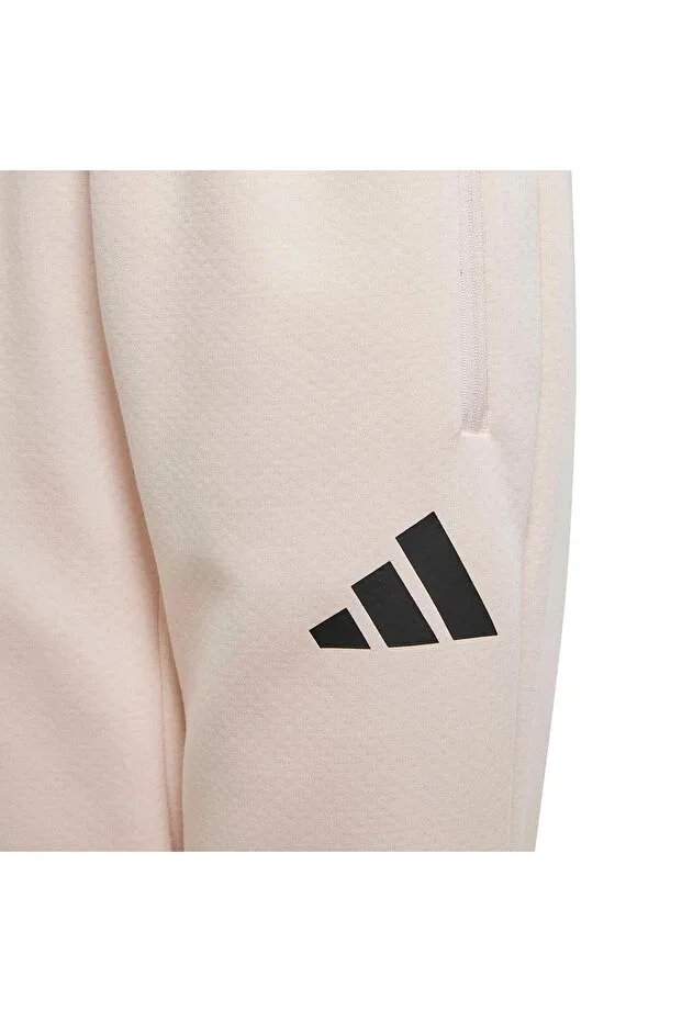 Детские спортивные штаны для девочек зауженные Adidas, Pink — фото 4