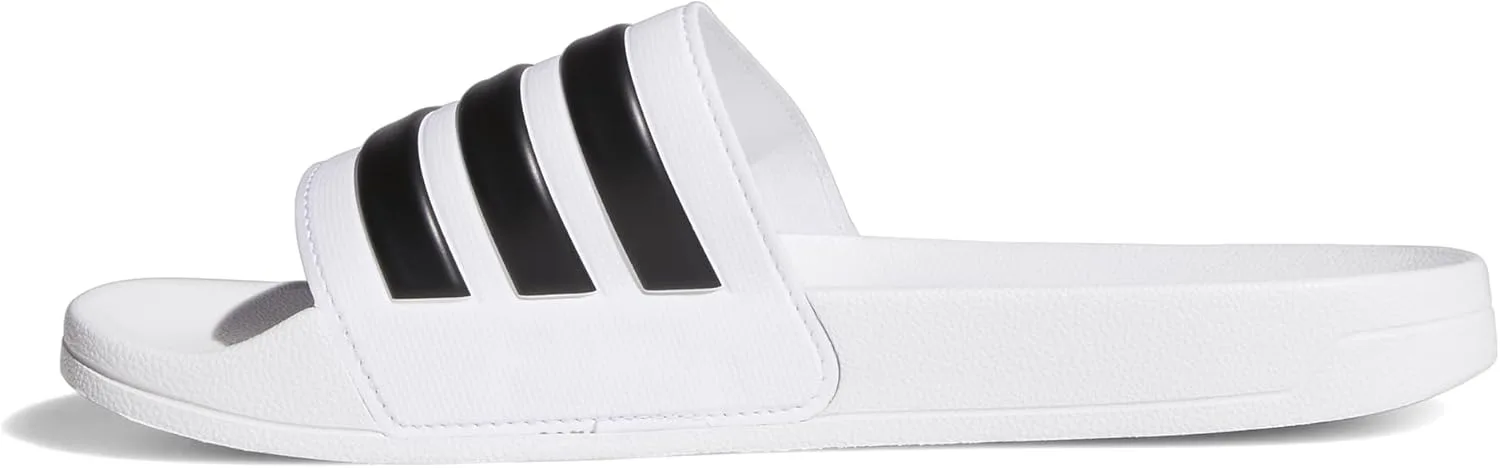 Шлепанцы Adidas Adilette Shower, белый/черный — фото 3