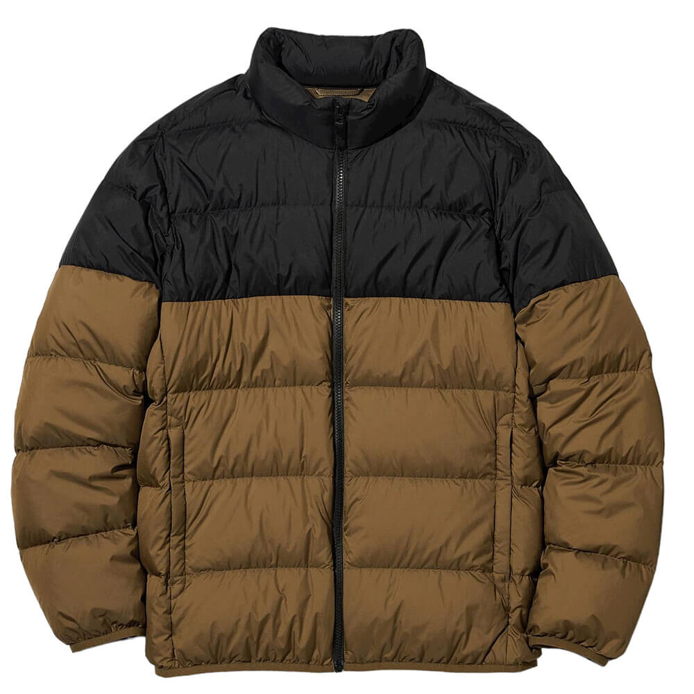 

Пуховик Uniqlo Ultra Light Down 3D Cut, 35 светло-коричневый/черный