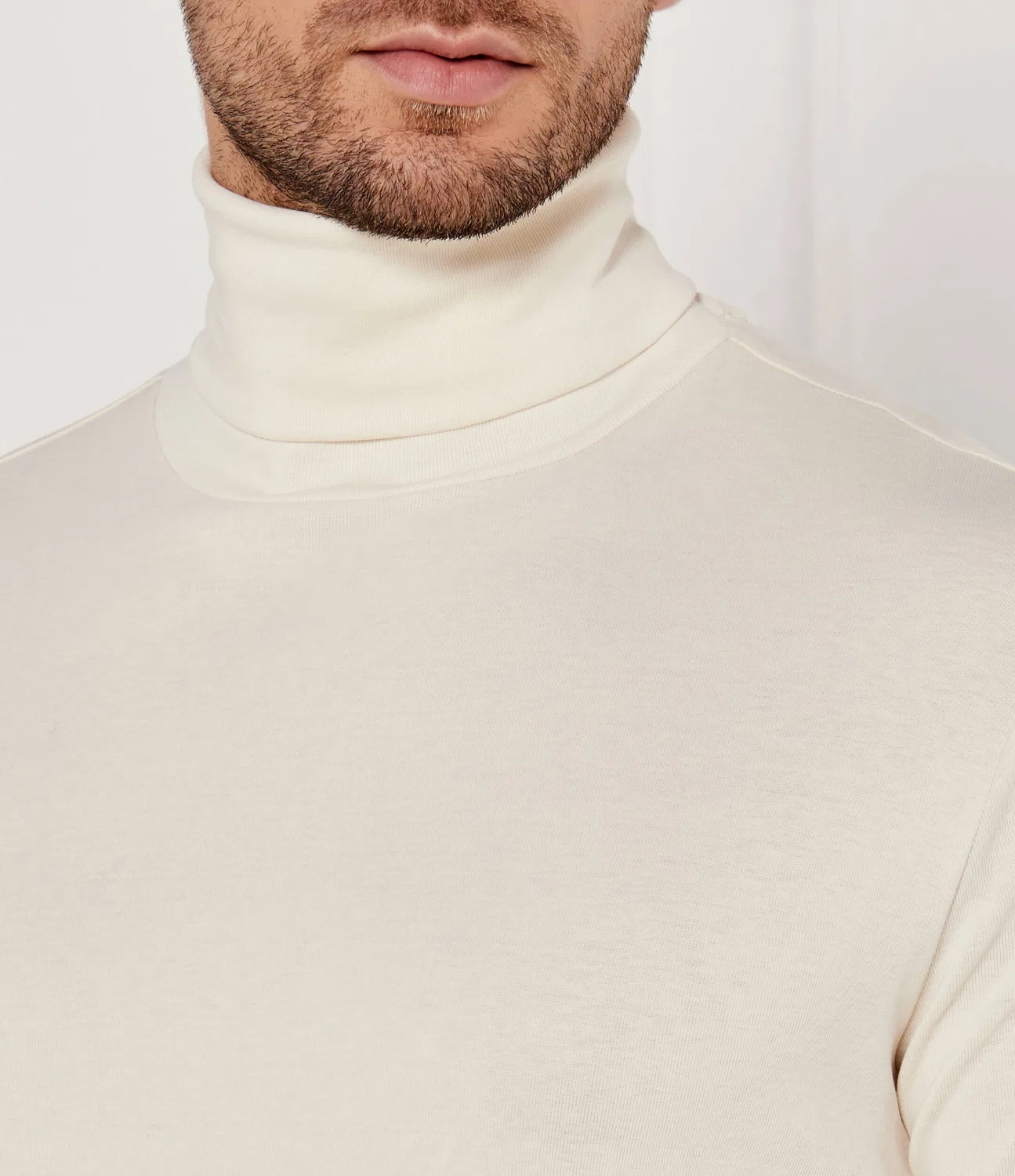 Водолазка с длинным рукавом Tommy Hilfiger, ecru — фото 4