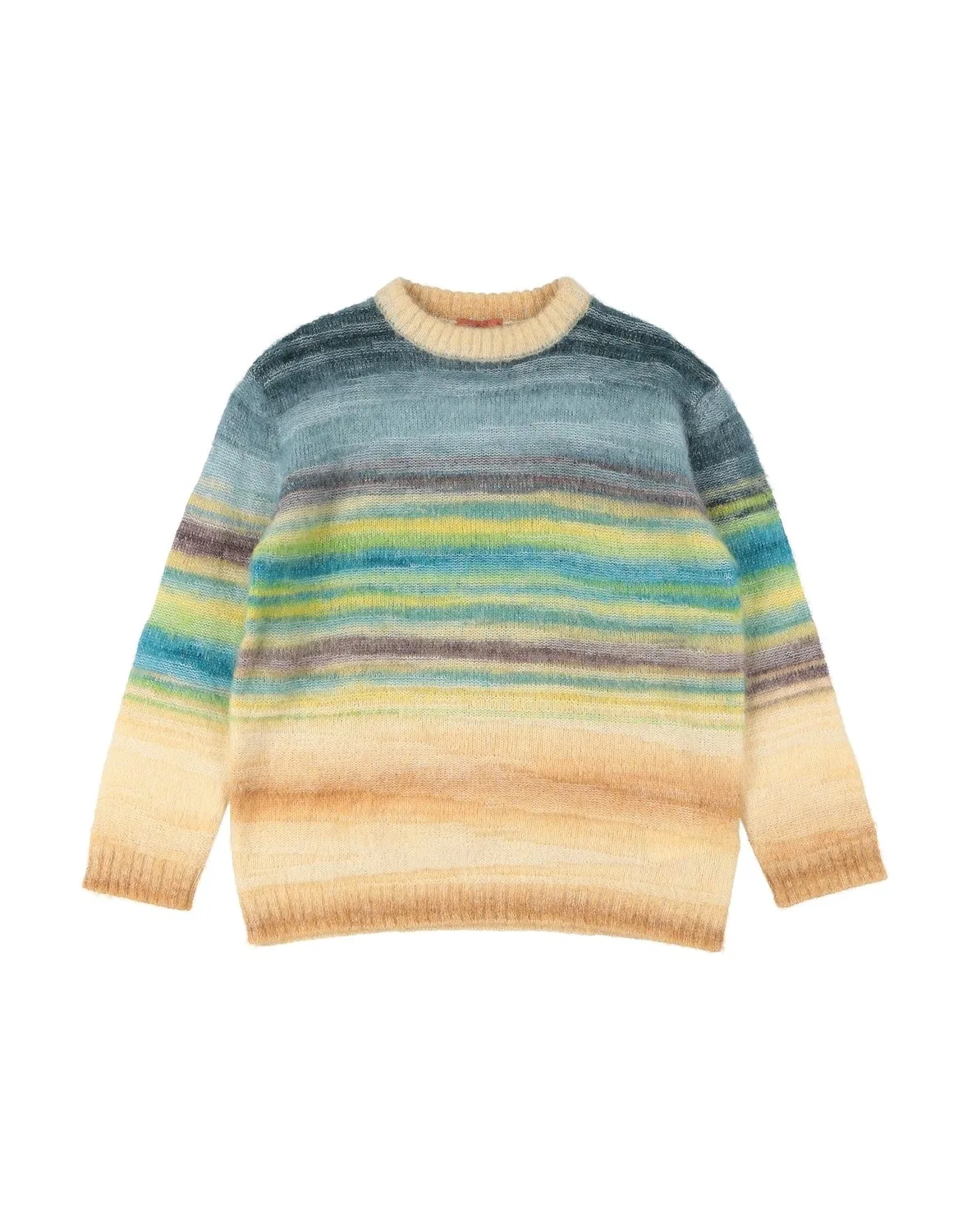 Мужской свитер из шерсти с круглым вырезом Missoni, темно-синий