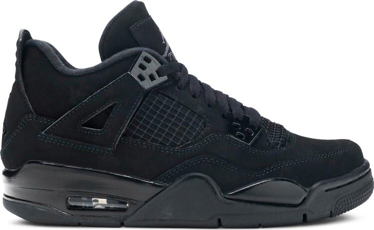 

Кроссовки Air Jordan 4 Retro GS Black Cat 2020, черный